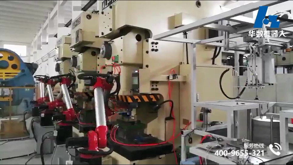 BR6双旋机器人冲压生产线