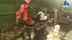 JH605焊接机器人应用五金行业视频